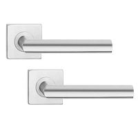 Ручки на розетте METAL-BUD Leda (квадратная) нержавеющая сталь